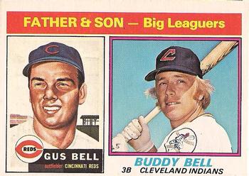1976 O-Pee-Chee #66 Gus Bell / Buddy Bell Front