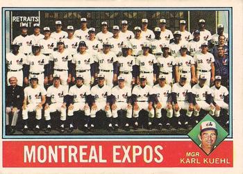 1976 O-Pee-Chee #216 Montreal Expos / Karl Kuehl Front