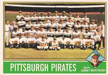 1976 O-Pee-Chee #504 Pittsburgh Pirates / Danny Murtaugh Front