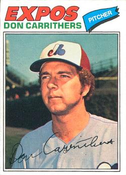 1977 O-Pee-Chee #18 Don Carrithers Front