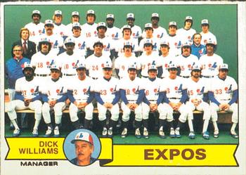 1979 O-Pee-Chee #349 Montreal Expos / Dick Williams Front