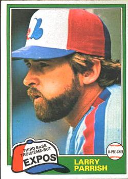1981 O-Pee-Chee #15 Larry Parrish Front