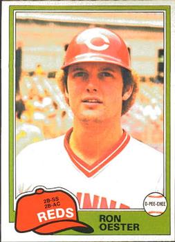 1981 O-Pee-Chee #21 Ron Oester Front