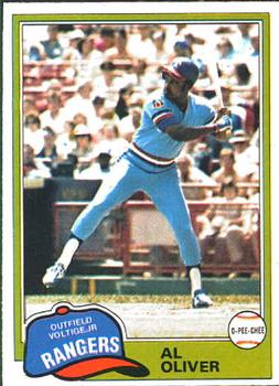 1981 O-Pee-Chee #70 Al Oliver Front