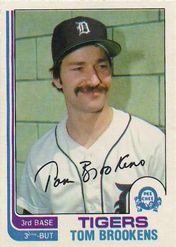 1982 O-Pee-Chee #11 Tom Brookens Front