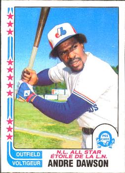 1982 O-Pee-Chee #341 Andre Dawson Front