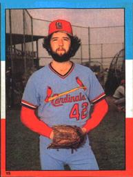 1982 O-Pee-Chee Stickers #15 Bruce Sutter Front
