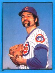 1982 O-Pee-Chee Stickers #27 Dick Tidrow Front