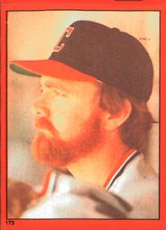 1982 O-Pee-Chee Stickers #173 Bert Blyleven Front