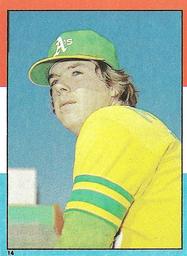 1982 Topps Stickers #14 Steve McCatty Front