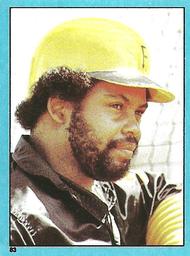 1982 Topps Stickers #83 Bill Madlock Front