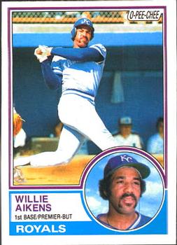 1983 O-Pee-Chee #136 Willie Aikens Front