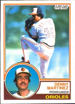 1983 O-Pee-Chee #167 Denny Martinez Front