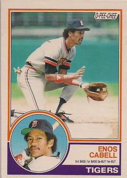 1983 O-Pee-Chee #225 Enos Cabell Front