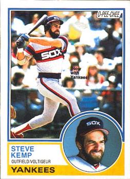 1983 O-Pee-Chee #260 Steve Kemp Front