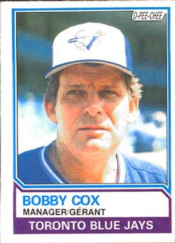 1983 O-Pee-Chee #34 Bobby Cox Front