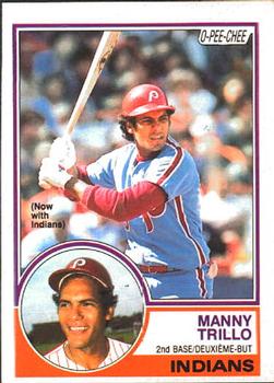 1983 O-Pee-Chee #73 Manny Trillo Front