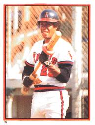 1983 O-Pee-Chee Stickers #39 Rod Carew Front
