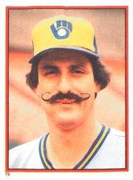 1983 O-Pee-Chee Stickers #79 Rollie Fingers Front