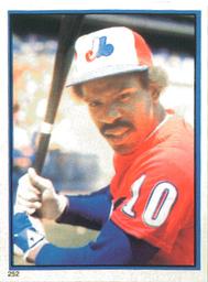 1983 O-Pee-Chee Stickers #252 Andre Dawson Front