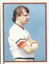 1983 Topps Stickers #25 Mike Flanagan Front