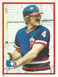1983 Topps Stickers #43 Bob Grich Front