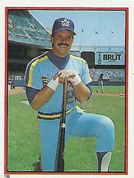 1983 Topps Stickers #116 Richie Zisk Front