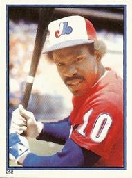 1983 Topps Stickers #252 Andre Dawson Front