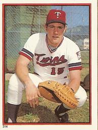 1983 Topps Stickers #314 Tim Laudner Front