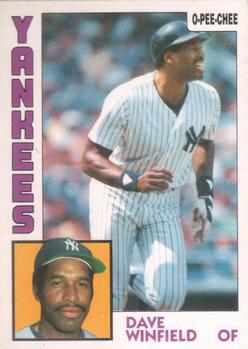 1984 O-Pee-Chee #378 Dave Winfield Front