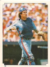 1984 O-Pee-Chee Stickers #90 Gary Carter Front