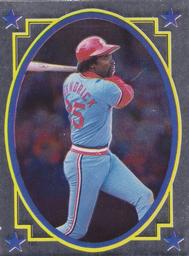 1984 O-Pee-Chee Stickers #185 George Hendrick Front