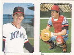 1984 O-Pee-Chee Stickers #257 / 313 Alan Bannister / Dave Engle Front