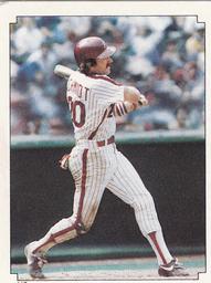 1984 Topps Stickers #117 Mike Schmidt Front