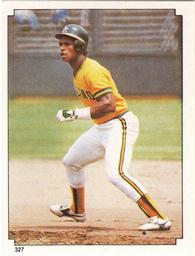 1984 Topps Stickers #327 Rickey Henderson Front