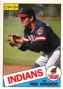 1985 O-Pee-Chee #252 Mike Hargrove Front