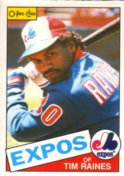 1985 O-Pee-Chee #277 Tim Raines Front
