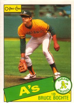1985 O-Pee-Chee #391 Bruce Bochte Front