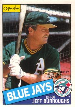 1985 O-Pee-Chee #91 Jeff Burroughs Front