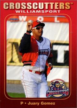 2011 Choice Williamsport Crosscutters #06 Juary Gomez Front