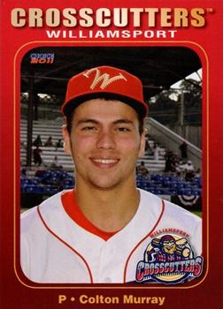 2011 Choice Williamsport Crosscutters #21 Colton Murray Front