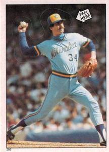 1985 Topps Stickers #285 Rollie Fingers Front