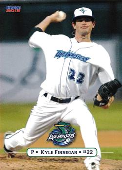 2013 Choice Vermont Lake Monsters #9 Kyle Finnegan Front