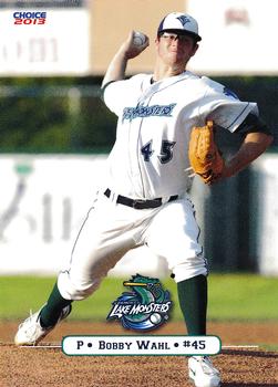 2013 Choice Vermont Lake Monsters #30 Bobby Wahl Front