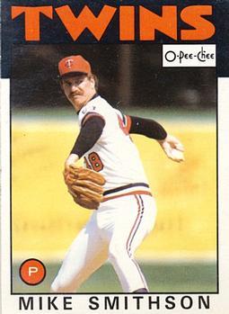 1986 O-Pee-Chee #101 Mike Smithson Front