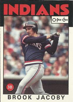 1986 O-Pee-Chee #116 Brook Jacoby Front