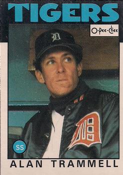 1986 O-Pee-Chee #130 Alan Trammell Front