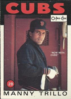 1986 O-Pee-Chee #142 Manny Trillo Front