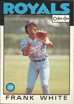 1986 O-Pee-Chee #215 Frank White Front
