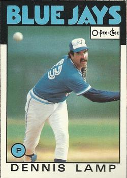 1986 O-Pee-Chee #219 Dennis Lamp Front